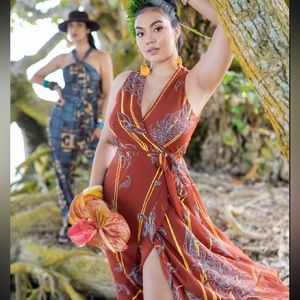 NWT Kaulua’e wrap dress, size large
